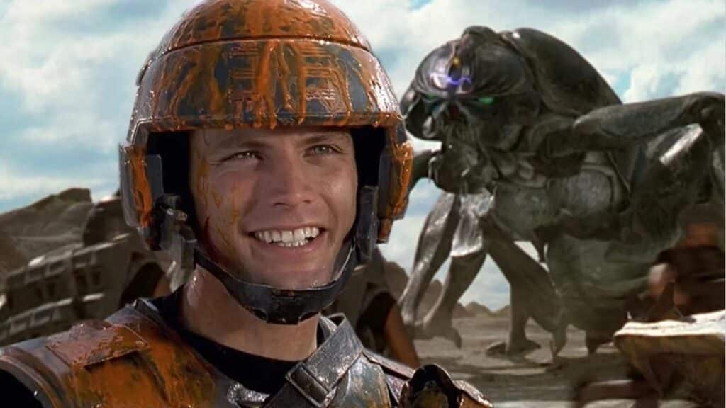 Fermoimmagine del film Starship Troopers del 1997.