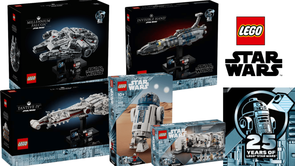 lego star wars nuovi set 25esimo anniversario