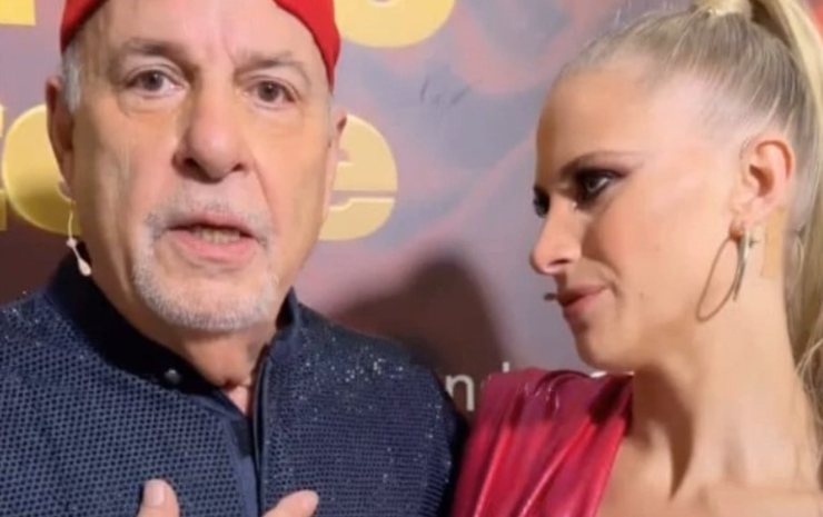 Alan Friedman e la ballerina Giada Lini (Spettacoli Televisivi - youtube foto)