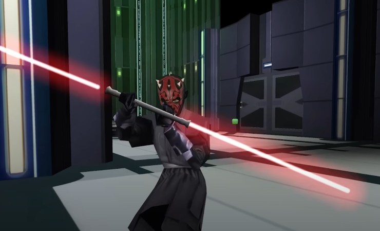 Darth Maul nel trailer della remaster (Aspyr Media youtube foto)