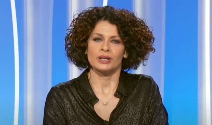 Chiara Lico al Tg2 (Women in blouses - youtube foto)