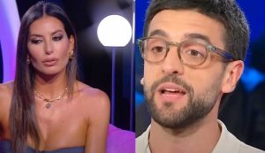 Elisabetta Gregoraci e Piero Barone (Rai - youtube screenshot)