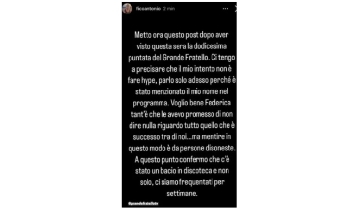 La testimonianza di Antonio Fico (ficoantonio - Instagram foto)