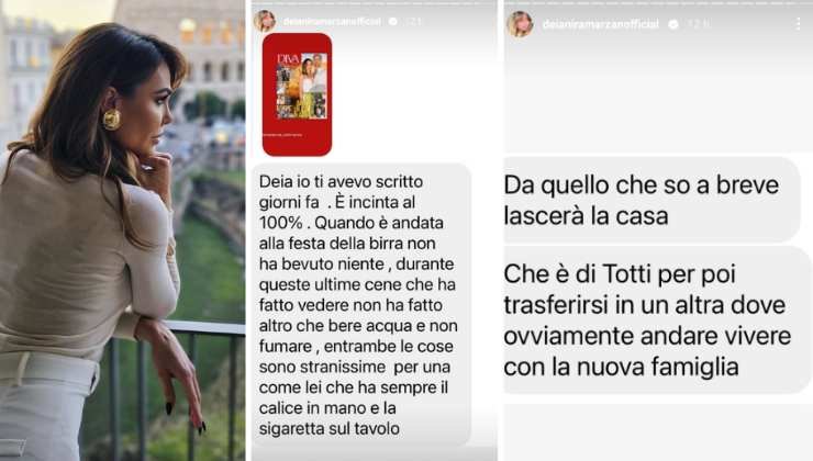 Le risposte di Deianira Marzano su Ilary Blasi (ilaryblasi e deianiramarzanoofficial - Instagram foto) 