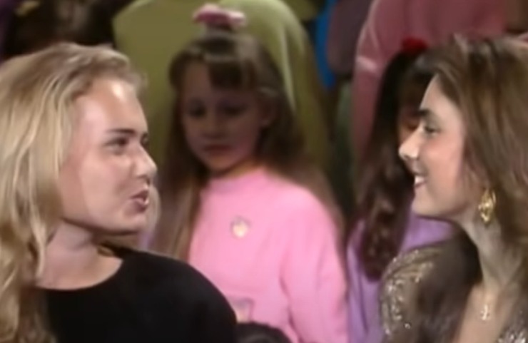 Romina Power con sua figlia Ylenia (Rai - youtube screenshot)