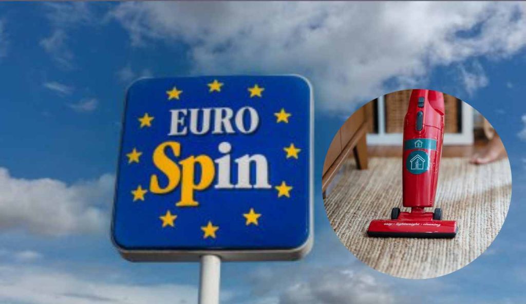 Eurospin con aspirapolvere elettrico