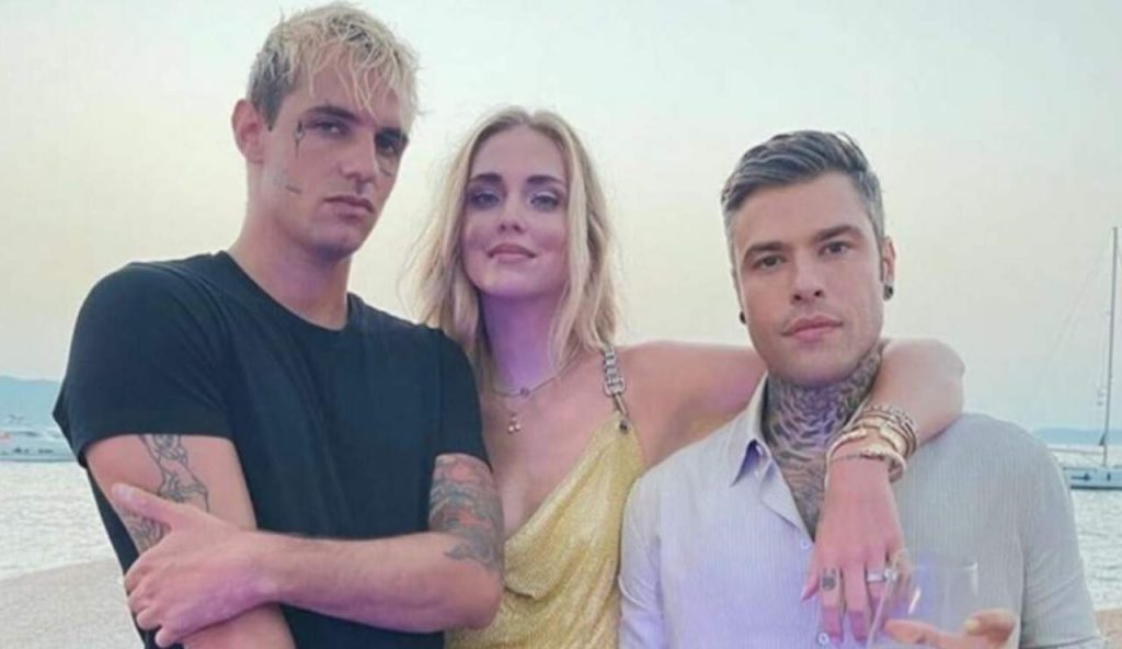 Fedez Achille Lauro e Chiara Ferragni