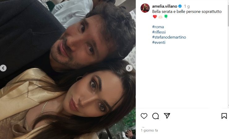 Stefano De Martino e Amelia Villano