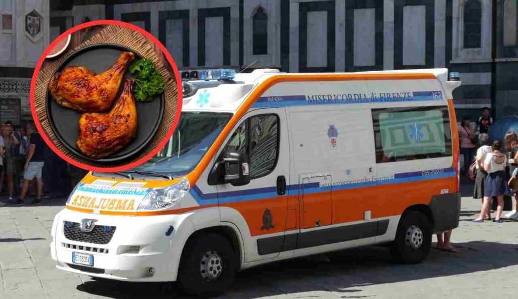 Ambulanza per infezione